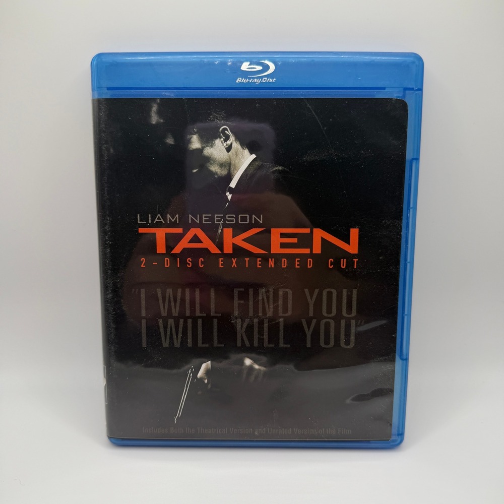 Taken Blu-ray 2-Disc‎ Extended Cut Liam Neeson Action Thriller Unrated Version